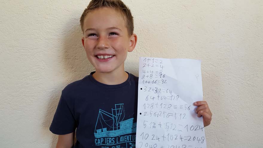 Ein halbes Schuljahr voraus...