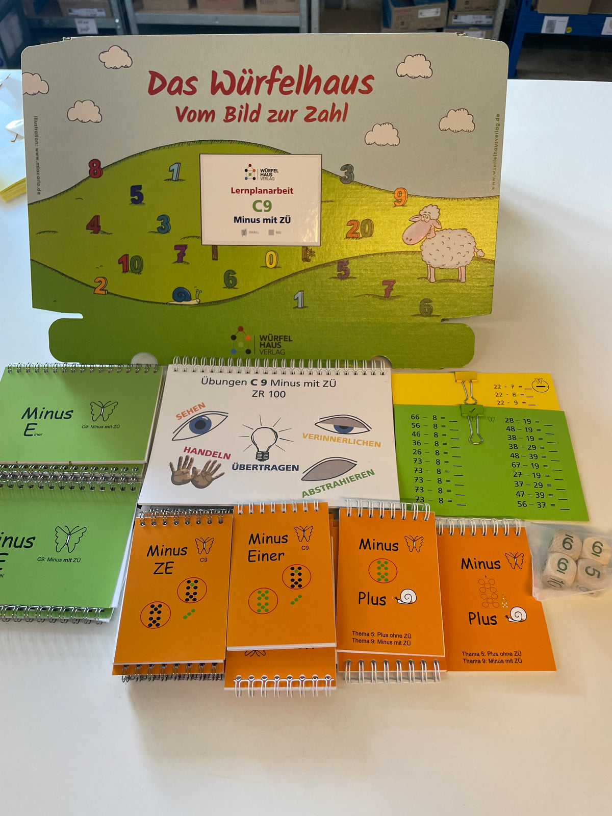 Lernplanbox C9: Minus mit Zehnerübergang